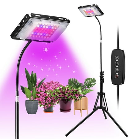 

Vogek Grow Light with Stand LED Plant Growing Lamp with Timing Function Black