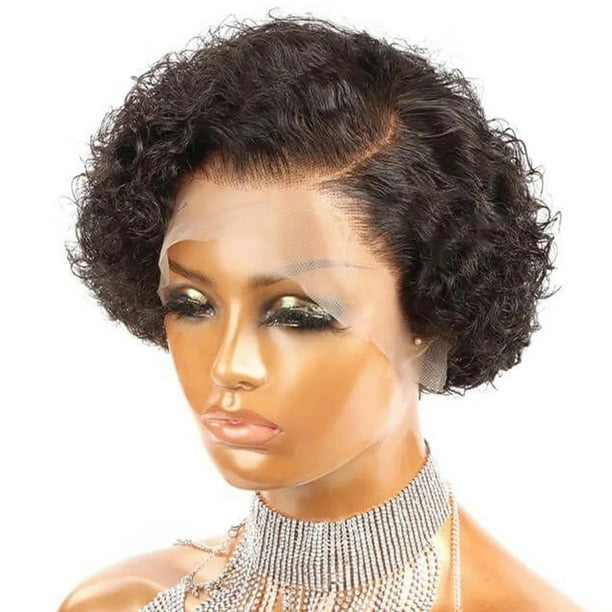 Lace wig short hair style deals