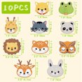thumbnail image 3 of Justharion 10pcs/set Tear-resistant Embroidery Stickers Patch For Jackets And Clothes Easy Operation Iron Patch, 3 of 6