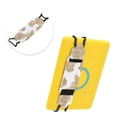 thumbnail image 4 of Unique Bargains 1 Pc Hand-Strap for Kindle Cow Pattern Finger Grip Holder White Light Coffee Color, 4 of 5