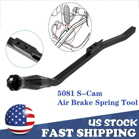 5081 S-Cam Air Brake Spring Tool for Heavy Duty Tractors Trailers & Semi-Truck