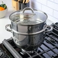 thumbnail image 5 of Oster Sangerfield 6 Qt Aluminum Dutch Oven with Steamer Basket, 5 of 5