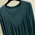 thumbnail image 6 of StSilkitty Women's Long Sleeve Nightgowns Crewneck Sleepwear Night Gown Lightweight Comfy Breathable Sleepshirts, 6 of 7