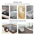 thumbnail image 4 of Nvzi Cinta de sellado blanca para baño y cocina, tira de sellado, cinta de sellado autoadhesiva impermeable de PVC, 1 pieza, 1,05 pulgadas * 10,5 pies, 4 of 5