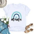 thumbnail image 2 of EQWLJWE Mama Shirt for Women Funny Mama Graphic Tees Shirt Mothers Day Letters Print T Shirt Tops, 2 of 5