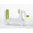 thumbnail image 1 of Starfrit Foldable Spiralizer, 3 Interchangeable Blades, Compact Veggie Noodle Maker, Safe Blade Tray, Suction Base, Easy Storage, Dishwasher Safe, Create Healthy Spiral Slices Easily, 1 of 1