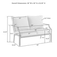 thumbnail image 4 of Otto 4 Piece Outdoor Loveseat Patio Furniture Set Gray, Matte Black - Loveseat, Coffee Table, & 2 Armchairs, 4 of 17