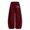 C177 Red, variant on CONZONE Sweatpants for Little Girls Wide Leg Girls Baggy Pants Elastic Waist Drawstring Letter Graphic Fall Trousers with Pockets Size 5-6 Years