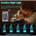 thumbnail image 4 of Luz nocturna 3D Zhivalor para niños, Spiderman, 16 colores con control remoto, 4 of 5