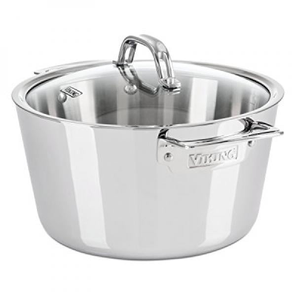 Viking Culinary Contemporary 3Ply Stainless Steel Dutch Oven with Lid