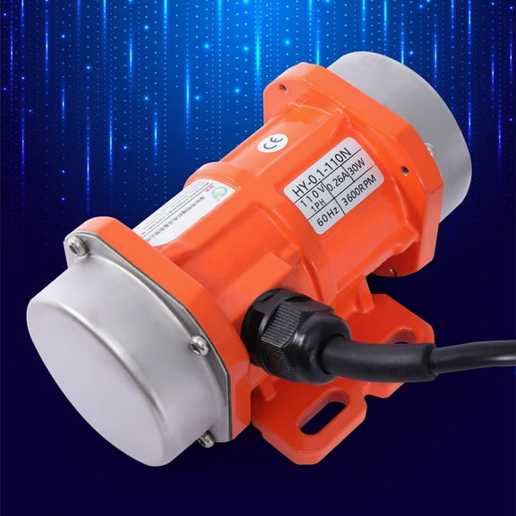 AC Electric Vibration Motor Single-phase Small Vibrating Motor 30W 60HZ 3600RPM