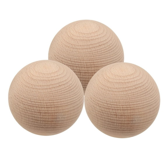 YOSADIER 3-Piece Croquet Set with Beige Beech Wood Mallets and Accessories for Outdoor Lawn and Garden Games