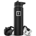 thumbnail image 1 of Botella de agua IRON °FLASK Camping & Hiking 650 ml Midnight Black, 1 of 7