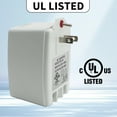 thumbnail image 7 of UltraPoe 24V Doorbell Transformer Plug-in AC Adapter Thermostat Power Supply, PTC Fuse Protection , Compatible W/Ring, Nest, Honeywell, 7 of 7