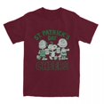 thumbnail image 1 of Camiseta de Peanuts, Snoopy, San Patricio, Charlie Brown, Cheers para hombres, camiseta vintage, camisetas de cuello redondo, idea de regalo de algodón puro, 1 of 5