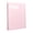 Pink, variant on 3 Ring Binder Folder, 1 inch Wide Spine Plastic Binders Cover, A4 Size Loose Leaf Notebook Shell, Document Organizer Folders with Elastic Band for Home Classroom Office Supplies