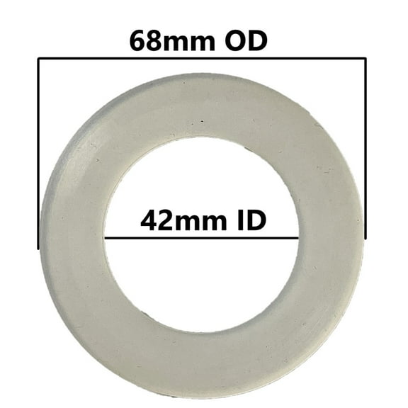 Silicone Flush Valve Seal (68mm OD, 42mm ID) (2-11/16-inch OD X 1-5/8-inch ID)