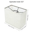 thumbnail image 2 of AURARMLET Tabletop Lamp Shades Linen Beige 1 Set, 2 of 6