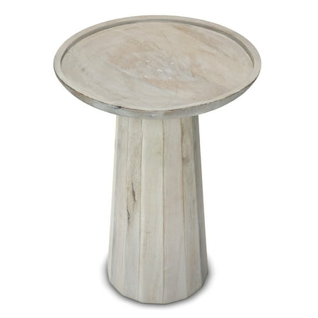 Simpli Home - Dayton Wooden Accent Table - White Wash