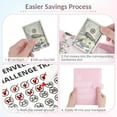 thumbnail image 3 of 100 Envelopes Challenge Binder  Money Saving Challenge Budget Binder with Cash Envelopes  Savings Challenge Book - Easy & Fun Way to Save $5 050  Money Saving Binder for Budgeting & Savin, 3 of 6