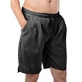 thumbnail image 4 of Mens Flat Front Shorts Active Shorts Athletics Gym Shorts Workout Running Shorts with Pockets Perfect Swimsuit or Athletic Shorts-Adults, Boys, 4 of 8
