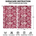 thumbnail image 2 of Paisley Design Curtains-Blackout Curtains Bedroom Decor Living Room Darkening Grommet Window Drapes 2 Panels Set 52"x 84", 2 of 2