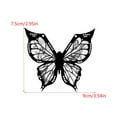 thumbnail image 3 of Butterfly Eyeliners Stencils Great Winged Tip Look Eyebrow Eyelashes Eyeshadow Guide Templates Tool Eye Makeup Tool, 3 of 8