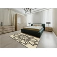 thumbnail image 5 of Ahgly Company Machine Washable Indoor Rectangle Transitional Vanilla Gold Area Rugs, 2' x 3', 5 of 7