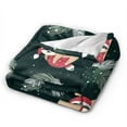 thumbnail image 2 of Kll Fleece Blanket Plush Throw Blanket Baby Sloths Sleeping On The Christmas Ball,Soft Fuzzy Cozy Flannel Blanket For Couch Sofa Bed.(60"X50"), 2 of 9