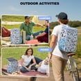 thumbnail image 4 of Tribal Rustic Cooler Backpack - 20L Insulated Leakproof Bag, Artistic Design for Beach, 4 of 6