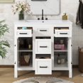 thumbnail image 6 of Harper & Bright Designs 36" Bathroom Vanity with Sink, Bathroom Combo Cabinet Undermount Sink with Storage Drawers and 2 Doors, White, 6 of 16