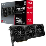 ASUS Prime Radeon™ RX 9070 XT OC Edition Graphics Card, AMD (PCIe 5.0, HDMI/DP 2.1, 2.5-Slot Design, Axial-tech Fans, Ball Bearings, Dual BIOS, GPU Guard)