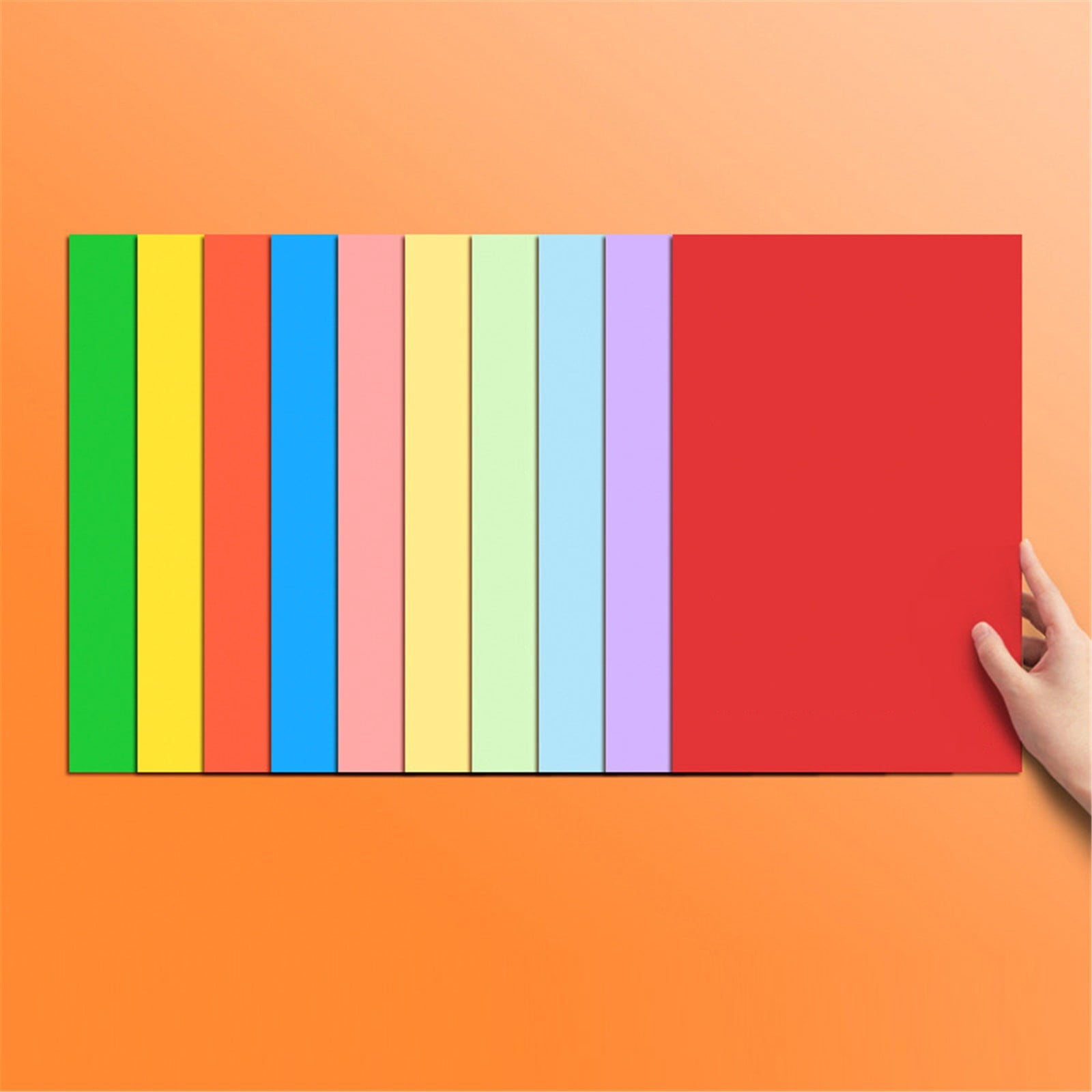 4K Colored Cardstock Paper Thick Hard Craft Paper Smooth Art PaperforDIY Handmade Scrapbook Card Making, 50-Pack A4 Colored Cardstock, Thick Craft Art Paper, DIY Card Making Supplies