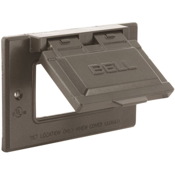 Wallplate Cover Horiz Brnze 1g