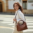 thumbnail image 7 of GAEKEAO Women’s Medium Satchel Bag with Top Handle and Detachable Crossbody Strap, 7 of 7