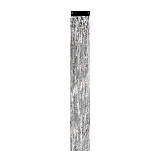 1Pcs Hair Tinsel Clip In Hair Extensions Bling Silk For Flare Strands Shining Sparking Hair