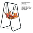 thumbnail image 5 of StarBay Hammock Chair Heavy-Duty Hammock Swing Chair with Stand, Bearing 440lbs, Balcony Furniture, Outdoor Lounger, Strong Load Bearing, 5 of 9