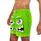 thumbnail image 4 of Ceisia Men's Monster Emoji Print Beach Shorts 4-Way Stretch Drawstring Swim Trunks (Multiple Colors) Gifts, 4 of 5