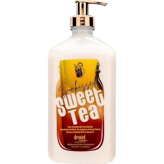 New Devoted Creations Sunkissed Sweet Tea Color Extending & Color Building Moisturizer 18.25oz