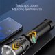 thumbnail image 5 of Linterna LED Linterna de mano recargable súper brillante de alta potencia | Luz de emergencia USB con zoom de 3 modos | Impermeable portátil para acampar al aire libre Senderismo Inicio | 1 Paquete, 5 of 8