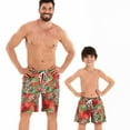 thumbnail image 4 of YTDSCS Father Son Matching Swim Trunks Parent-Child Swimming Trunk Set with Elastic Waistband Family Daddy Son Bathing Suits Beach Trunks for Toddler Kids Dad, 4 of 8