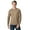 Brindle, variant on Men's FreeCycle® Sueded Long Sleeve Crew Neck Evergreen M