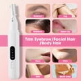 thumbnail image 4 of Electric Eyebrow Trimmer for Precise Shaping, Cordless Facial Hair Remover for Women, Rechargeable Brow Shaver – 1 Unit, 4 of 7