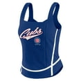 thumbnail image 2 of Women's-WEAR by Erin Andrews  Royal Chicago Cubs Square Neck Tank Top, 2 of 5