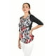 thumbnail image 2 of Blusa con estampado floral Roman Fashion /Juvenil, 104 (Rojo) rojo CH, 2 of 4