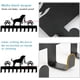 thumbnail image 4 of Ganchos metálicos para colgar perros en la pared: 10 ganchos de hierro negro para colgar en la pared, llaveros, organizadores decorativos para mascotas., 4 of 9
