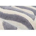 thumbnail image 4 of Momeni&nbsp;Geometric & Abstract Transitional Area Rugs, Gray and Off-White, 24" x 79", 4 of 4