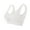 White, variant on Sports Bras for Women, Seamless Comfortable Yoga Bra with Removable Pads Wirefree Air Breathable Workout Daily Bra