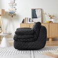 thumbnail image 5 of Full Compression Sofa Chair with Swivel (Black), 5 of 11