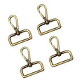 thumbnail image 4 of AMLESO 4pcs Swivel Key Clasp Lobster Clasp Swivel Snap Hook Hook For 32mm Shoulder Bronze, 4 of 8